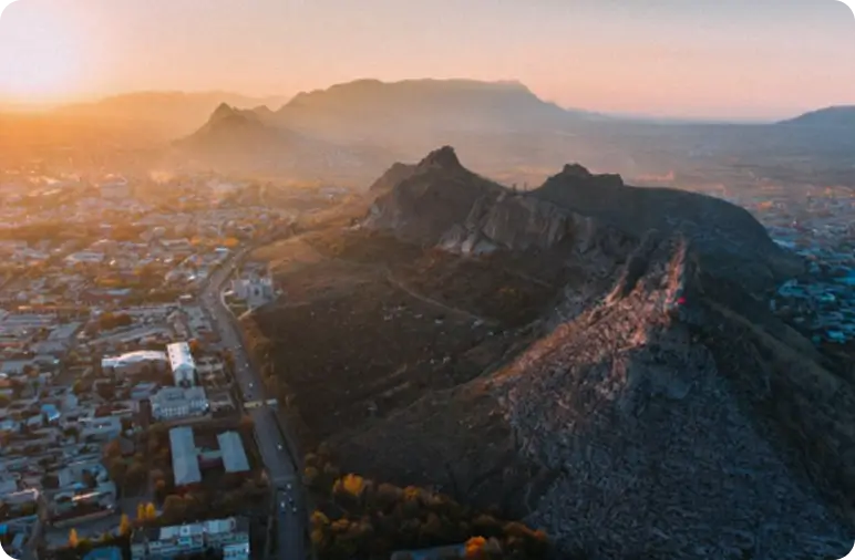 キルギスの広大な自然