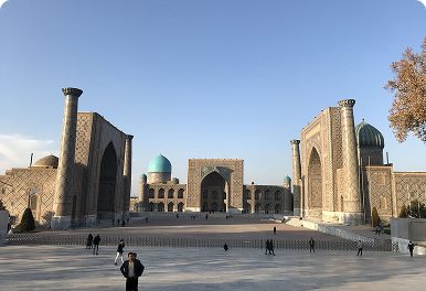 青の都サマルカンド・3日間で周るウズベキスタン2都市ツアー